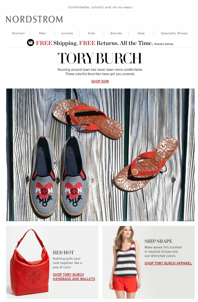 Nordstrom email marketing