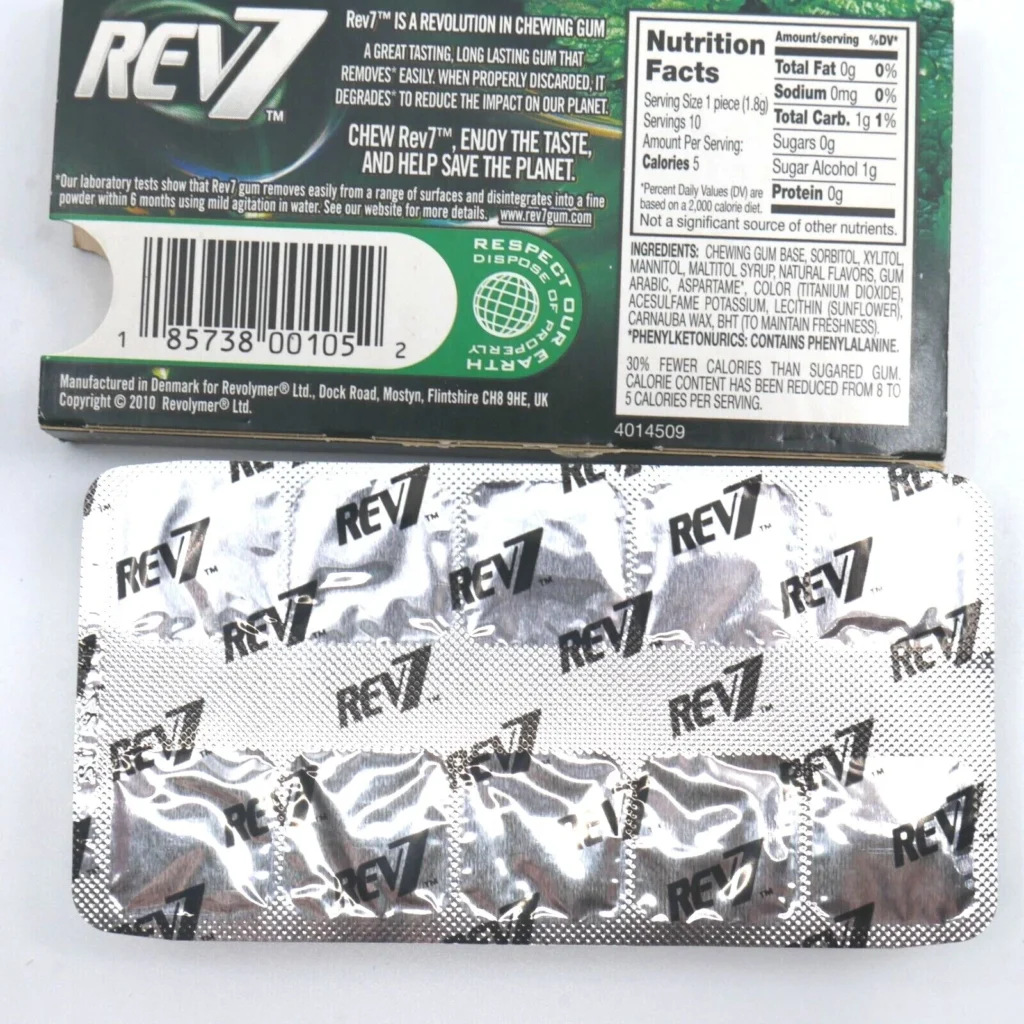 revolymer non stick chewing gum